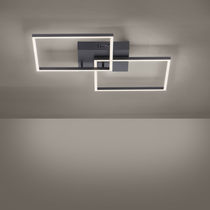 Leuchten Direkt 14141-18 - Himmennettävä LED-kattovalaisin IVEN 2xLED/14W/230V + kauko-ohjaus