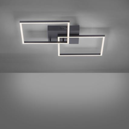 Leuchten Direkt 14141-18 - Himmennettävä LED-kattovalaisin IVEN 2xLED/14W/230V + kauko-ohjaus