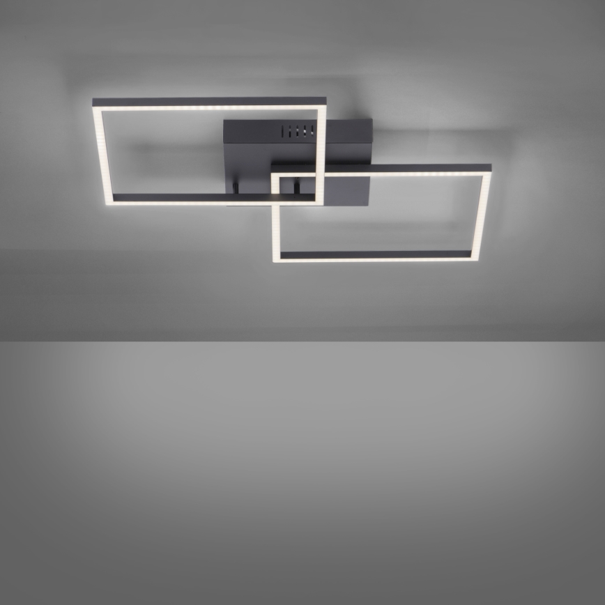 Leuchten Direkt 14141-18 - Himmennettävä LED-kattovalaisin IVEN 2xLED/14W/230V + kauko-ohjaus