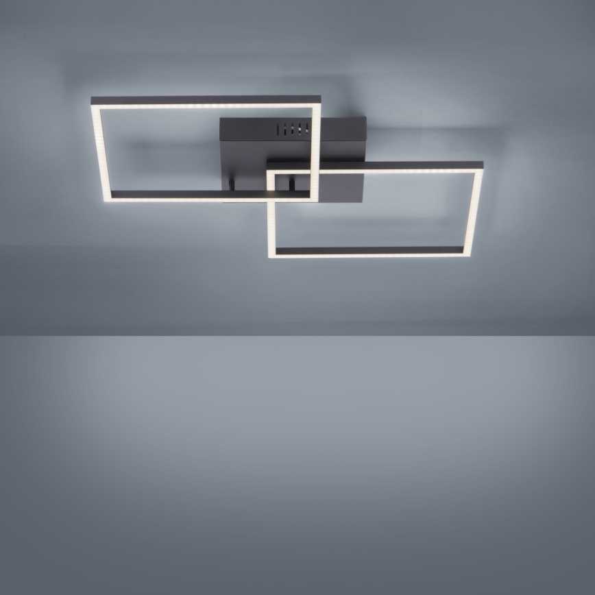 Leuchten Direkt 14141-18 - Himmennettävä LED-kattovalaisin IVEN 2xLED/14W/230V + kauko-ohjaus