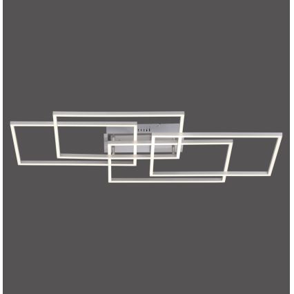 Leuchten Direkt 14151-55 - Himmennettävä LED-kattovalaisin IVEN 4xLED/12W/230V + kauko-ohjaus