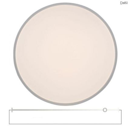 Leuchten Direkt 14208-16 - LED Himmennettävä kattovalo COLIN LED/18W/230V