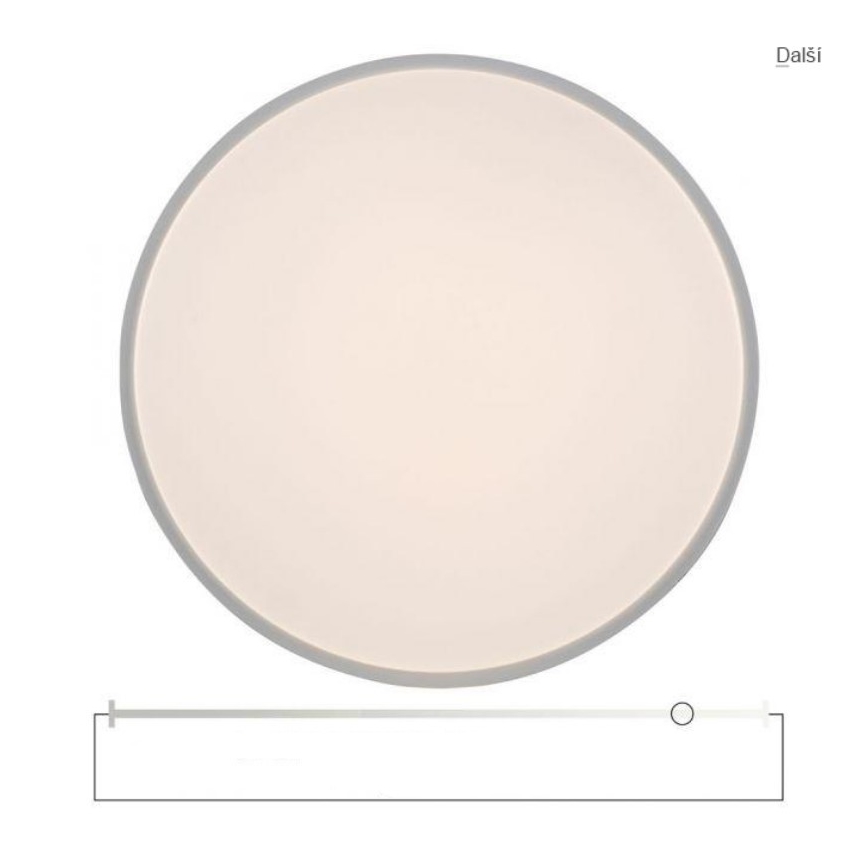 Leuchten Direkt 14208-16 - LED Himmennettävä kattovalo COLIN LED/18W/230V