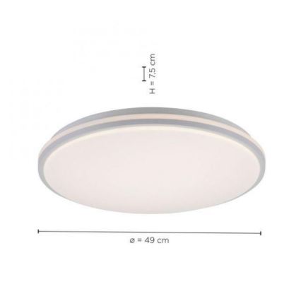 Leuchten Direkt 14209-16 - LED Himmennettävä katttovalo COLIN LED/32,4W/230V
