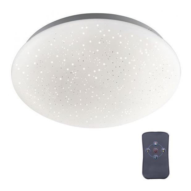 Leuchten Direkt 14241-16 - LED RGB Himmennettävä kattovalo SKYLER LED/5,6W/230V + kauko-ohjain