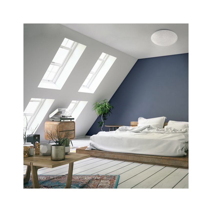 Leuchten Direkt 14241-16 - LED RGB Himmennettävä kattovalo SKYLER LED/5,6W/230V + kauko-ohjain