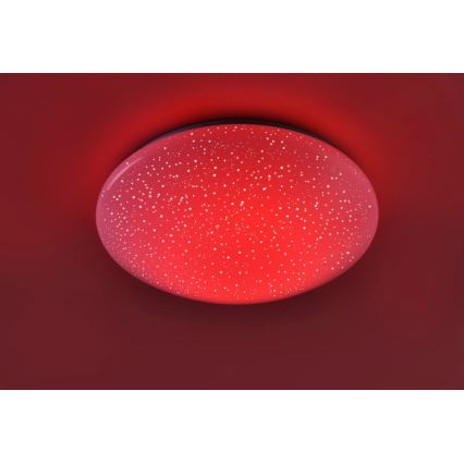 Leuchten Direkt 14242-16 - LED RGB Himmennettävä kattovalo SKYLER LED/18W/230V + kauko-ohjain