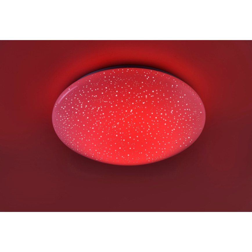 Leuchten Direkt 14242-16 - LED RGB Himmennettävä kattovalo SKYLER LED/18W/230V + kauko-ohjain