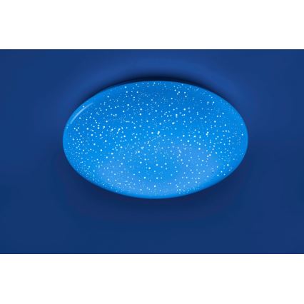 Leuchten Direkt 14242-16 - LED RGB Himmennettävä kattovalo SKYLER LED/18W/230V + kauko-ohjain