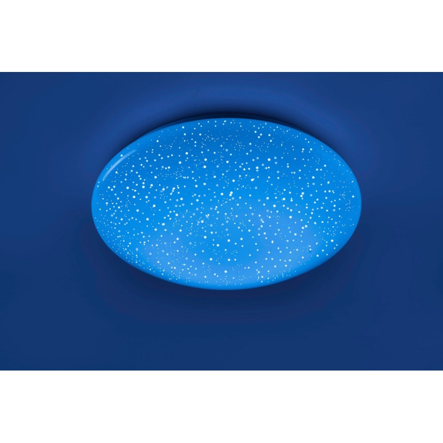 Leuchten Direkt 14242-16 - LED RGB Himmennettävä kattovalo SKYLER LED/18W/230V + kauko-ohjain