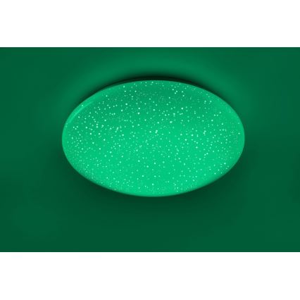 Leuchten Direkt 14242-16 - LED RGB Himmennettävä kattovalo SKYLER LED/18W/230V + kauko-ohjain