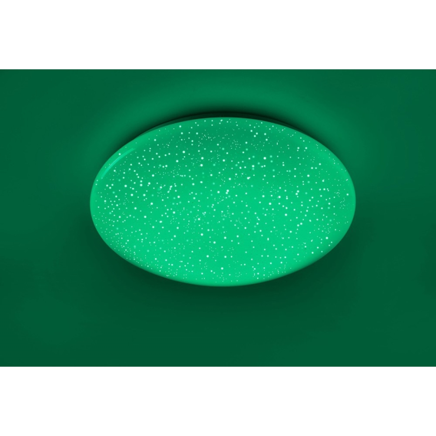 Leuchten Direkt 14242-16 - LED RGB Himmennettävä kattovalo SKYLER LED/18W/230V + kauko-ohjain