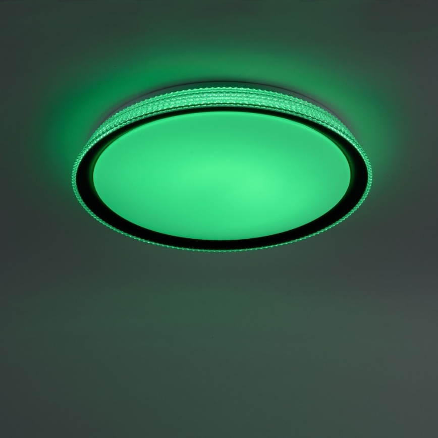 Leuchten Direkt 14339-21 - LED RGB Himmennettävä kattovalo KARI LED/37W/230V Tuya 2700-5000K + kauko-ohjain