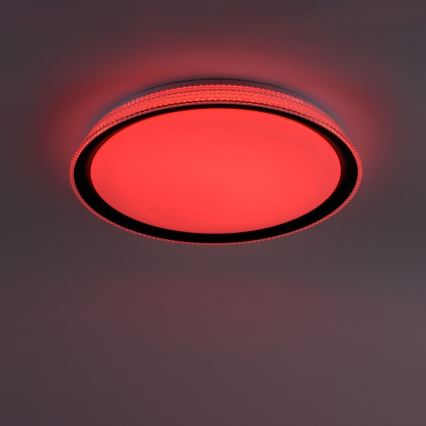 Leuchten Direkt 14339-21 - LED RGB Himmennettävä kattovalo KARI LED/37W/230V Tuya 2700-5000K + kauko-ohjain