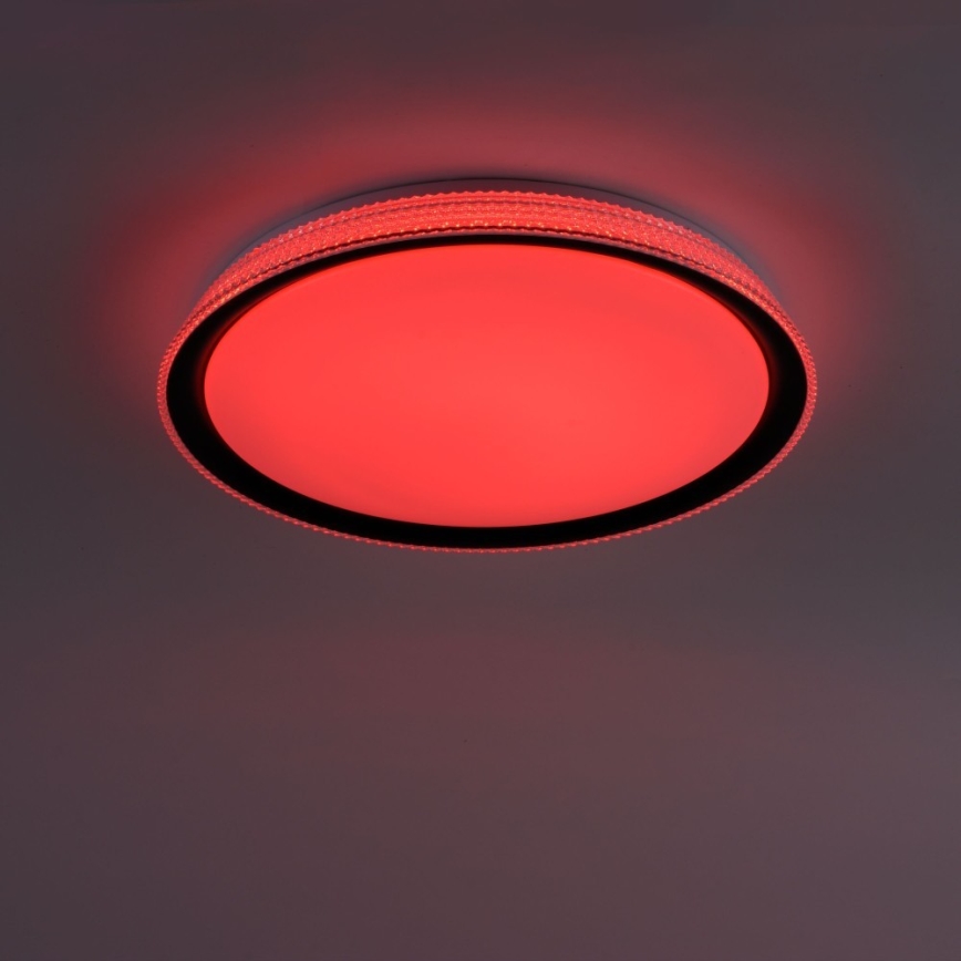 Leuchten Direkt 14339-21 - LED RGB Himmennettävä kattovalo KARI LED/37W/230V Tuya 2700-5000K + kauko-ohjain