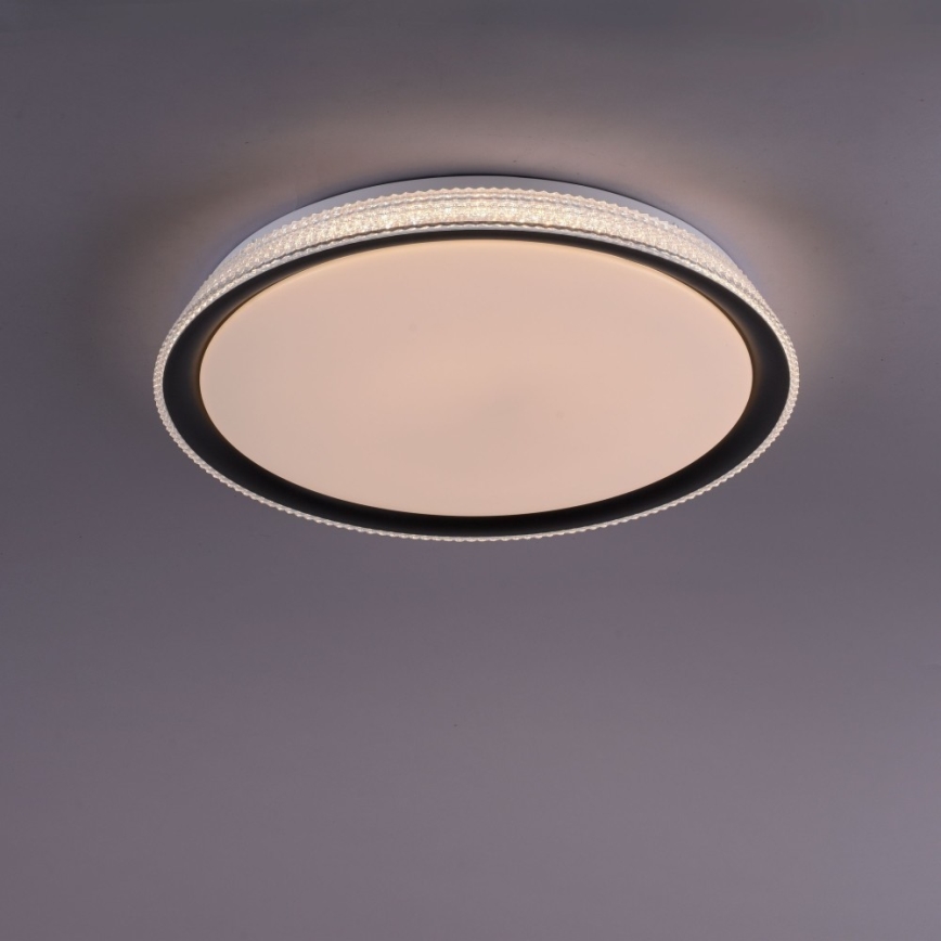 Leuchten Direkt 14339-21 - LED RGB Himmennettävä kattovalo KARI LED/37W/230V Tuya 2700-5000K + kauko-ohjain