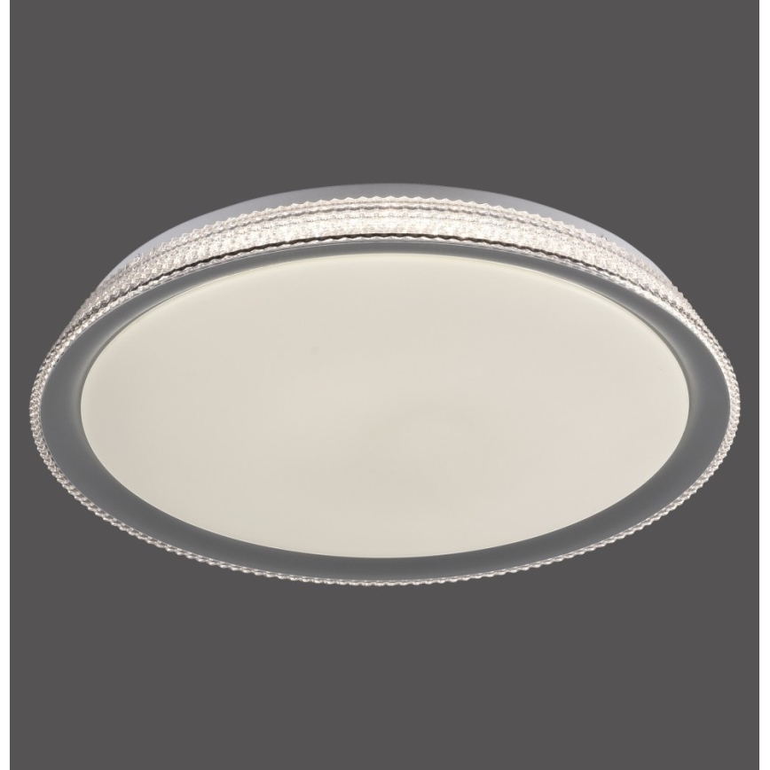 Leuchten Direkt 14339-21 - LED RGB Himmennettävä kattovalo KARI LED/37W/230V Tuya 2700-5000K + kauko-ohjain
