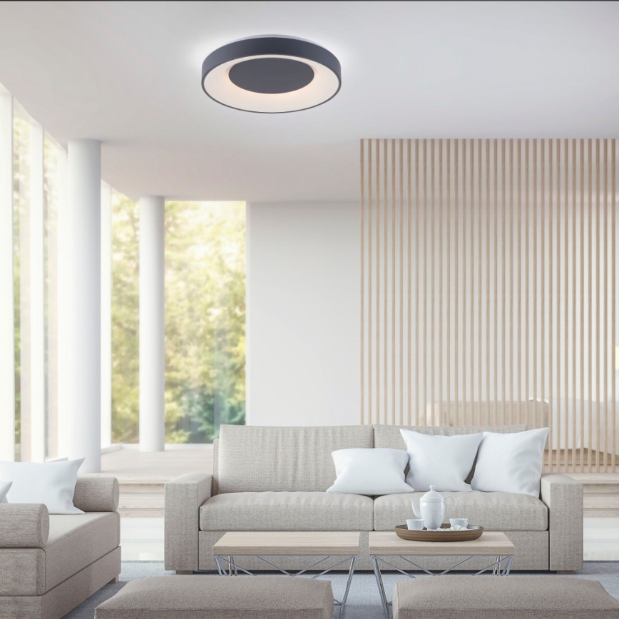 Leuchten Direkt 14346-18 -LED RGB Himmennettävä kattovalo  ANIKA LED/26,5W/230V Tuya 2700-5000K + kauko-ohjain