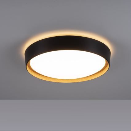 Leuchten Direkt 14347-18 - LED Himmennettävä kattovalaisin EMILIA LED/28,8W/230V musta