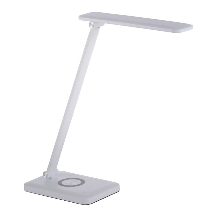 Leuchten Direkt 14415-16 - LED Himmennettävä kosketuspöytävalaisin langattomalla latauksella FLORENTINA LED/5W/230V 3000-5000K valkoinen + USB
