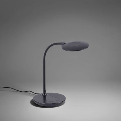 Leuchten Direkt 14416-18 - LED Kosketushimmennettävä pöytävalaisin langattomalla latauksella ASTRID LED/5W/230V 3000/4000/5500K + USB