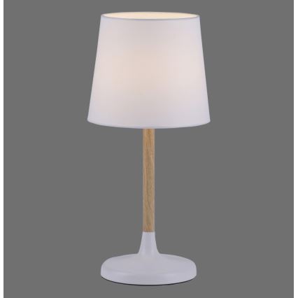 Leuchten Direkt 14423-16 - Pöytälamppu NIMA 1xE14/40W/230V valkoinen
