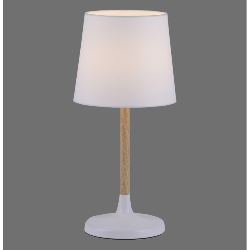 Leuchten Direkt 14423-16 - Pöytälamppu NIMA 1xE14/40W/230V valkoinen