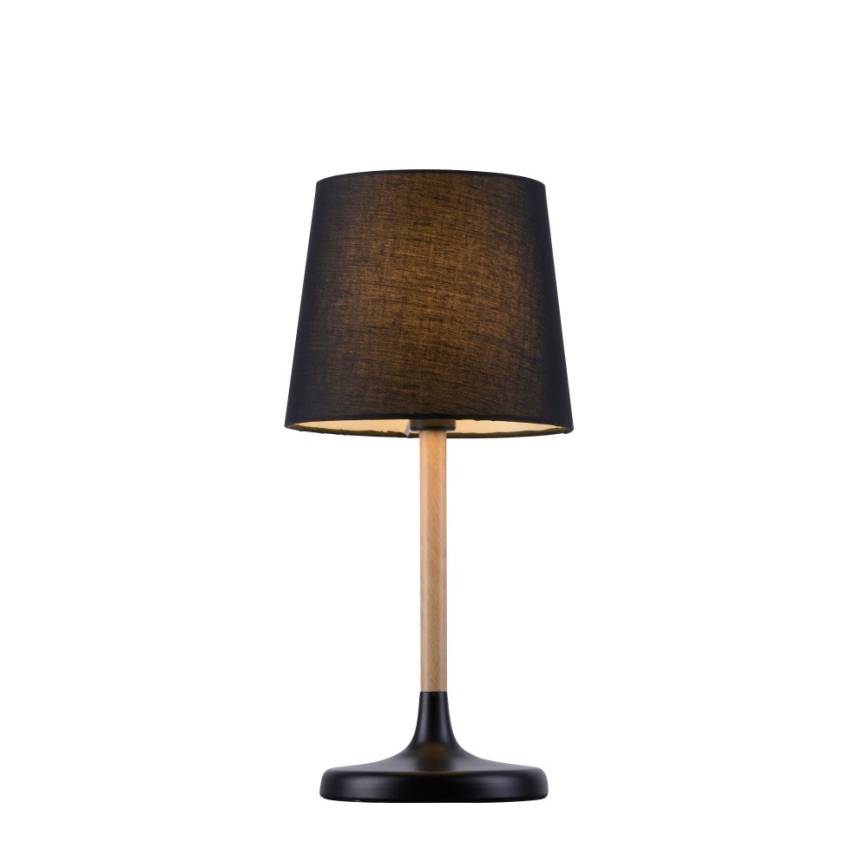 Leuchten Direkt 14423-18 - Pöytälamppu NIMA 1xE14/40W/230V musta