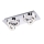 Leuchten Direkt 14521-17 - LED-kattovalo TIM 2xLED/2,8W/230V + 2xLED/3,1W