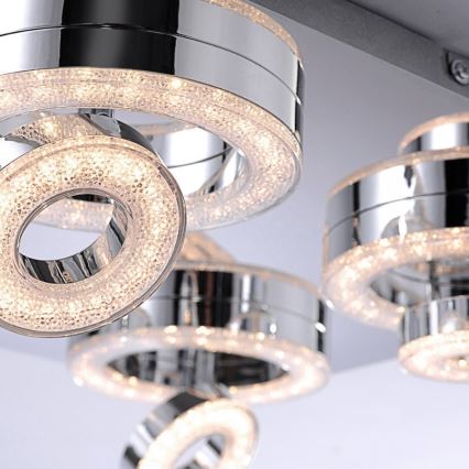 Leuchten Direkt 14522-17 - LED-kohdevalo TIM 4xLED/2,8W/230V + 4xLED/3,1W