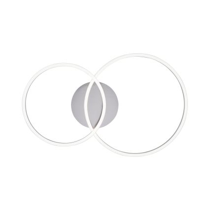 Leuchten Direkt 14537-55 - Himmennettävä LED-kattovalaisin IVANKA LED/14W/230V + LED/12W