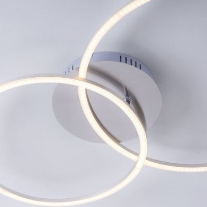 Leuchten Direkt 14537-55 - Himmennettävä LED-kattovalaisin IVANKA LED/14W/230V + LED/12W