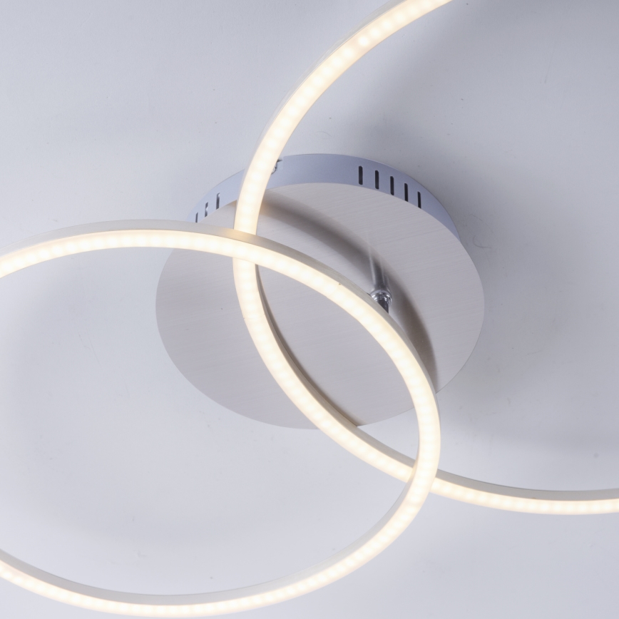 Leuchten Direkt 14537-55 - Himmennettävä LED-kattovalaisin IVANKA LED/14W/230V + LED/12W