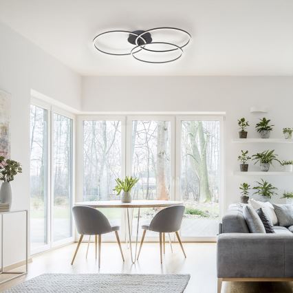 Leuchten Direkt 14539-18 - Himmennettävä LED-kattovalaisin IVANKA 3xLED/12W/230V