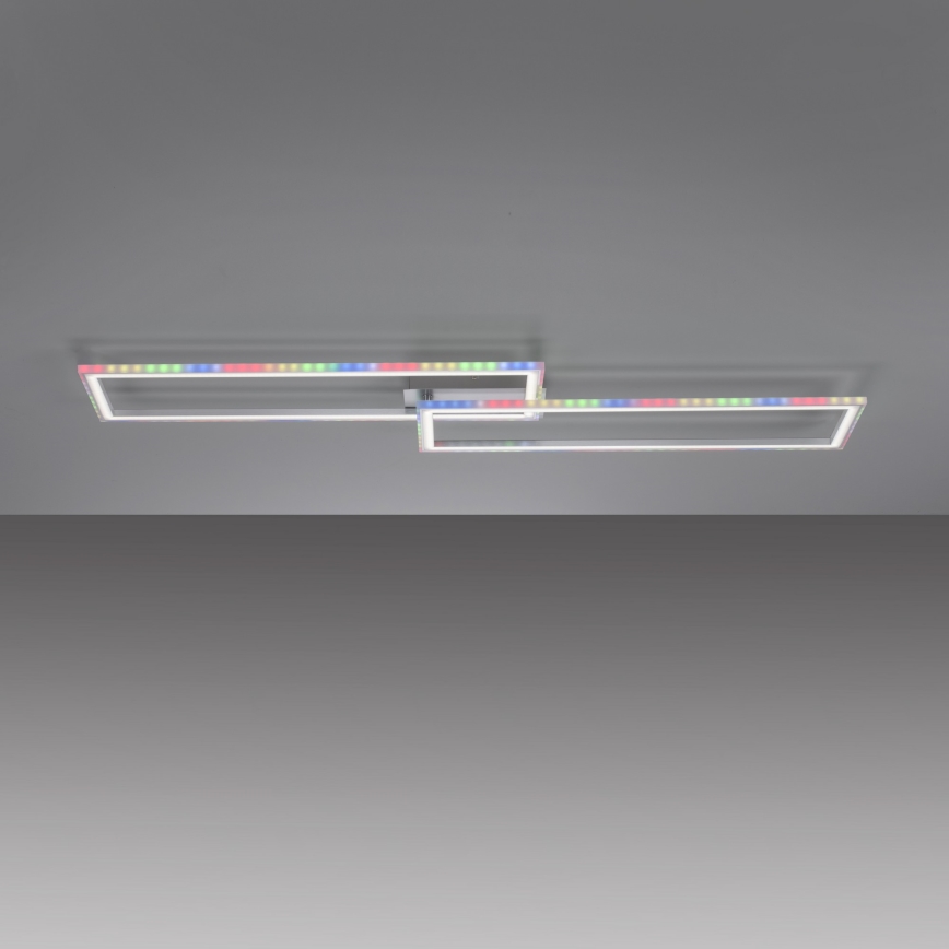 Leuchten Direkt 14635-55 - Himmennettävä LED-RGB-kattovalaisin FELIX LED/34,5W/230V Leuchten Direkt 14635-55 - Himmennettävä LED-RGB-kattovalaisin FELIX 34,5W/230V + kaukosäädin
