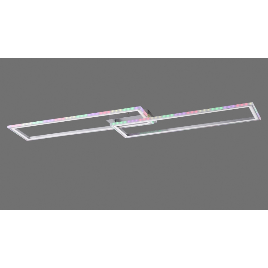 Leuchten Direkt 14635-55 - Himmennettävä LED-RGB-kattovalaisin FELIX LED/34,5W/230V Leuchten Direkt 14635-55 - Himmennettävä LED-RGB-kattovalaisin FELIX 34,5W/230V + kaukosäädin