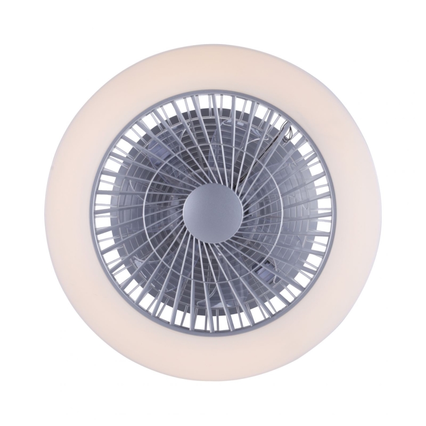 Leuchten Direkt 14645-55 - LED Valo tuulettimella LEONARD LED/27W/230V