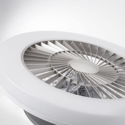 Leuchten Direkt 14645-55 - LED Valo tuulettimella LEONARD LED/27W/230V