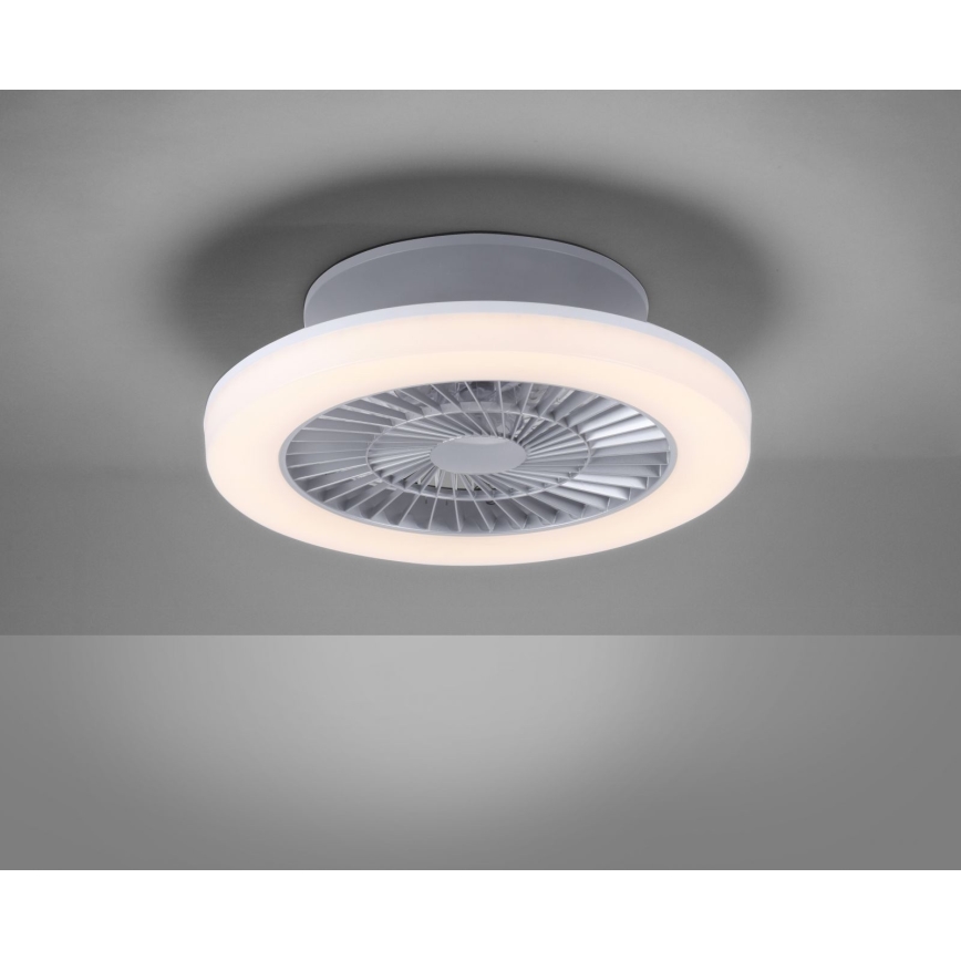 Leuchten Direkt 14645-55 - LED Valo tuulettimella LEONARD LED/27W/230V