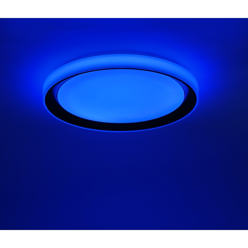 Leuchten Direkt 14659-18 - Himmennettävä LED-RGB-kattovalaisin LOLA LED/24W/230V Tuya + kauko-ohjaus