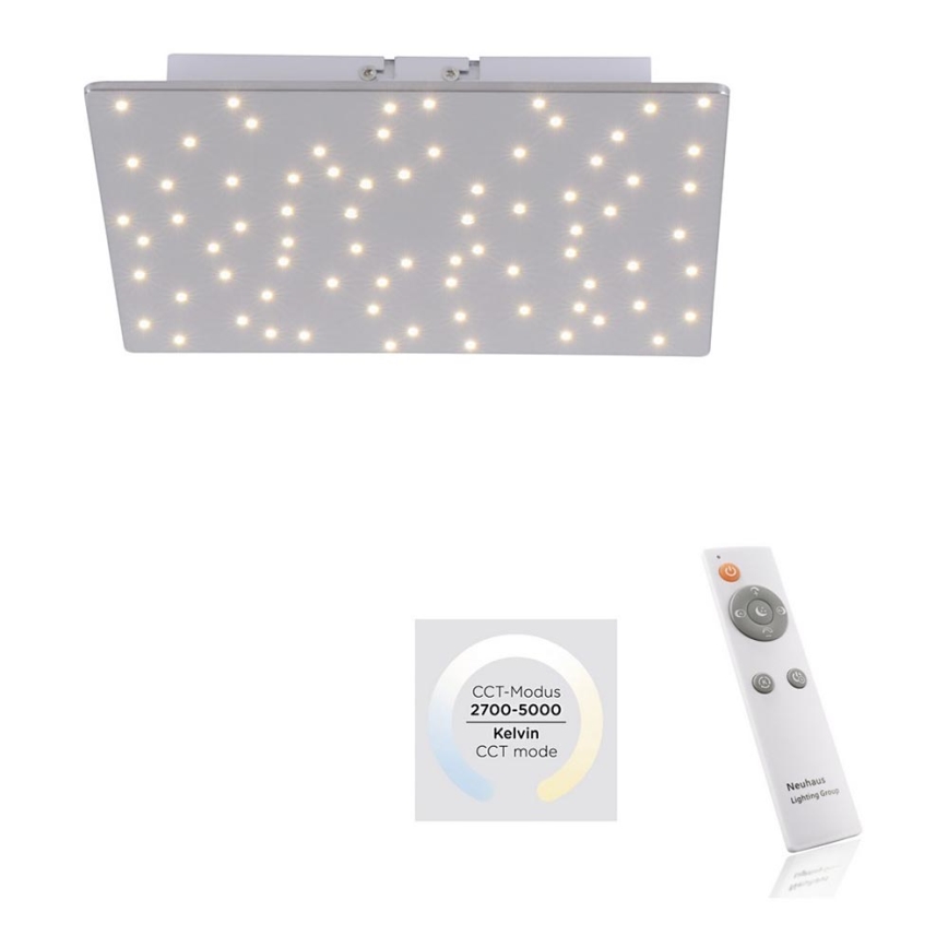 Leuchten Direkt 14670-55 - Himmennettävä LED-kattovalaisin SPARKLE LED/12W/230V + kauko-ohjaus
