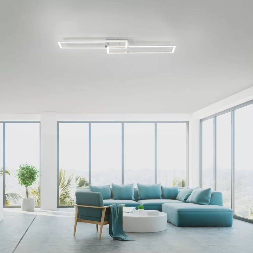 Leuchten Direkt 14691-55 - LED Himmennettävä pinta-asennettava kattokruunu IVEN 2xLED/18W/230V