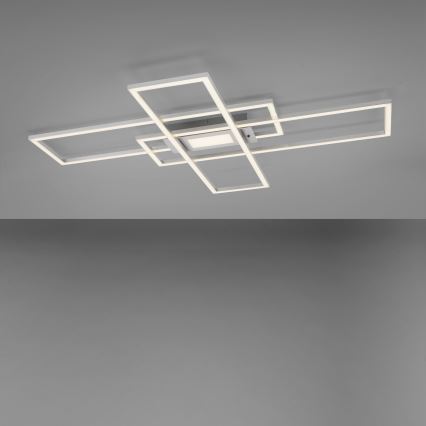 Leuchten Direkt 14693-55 - LED Himmennettävä kattovalo ASMIN LED/48W/230V + kaukosäädin