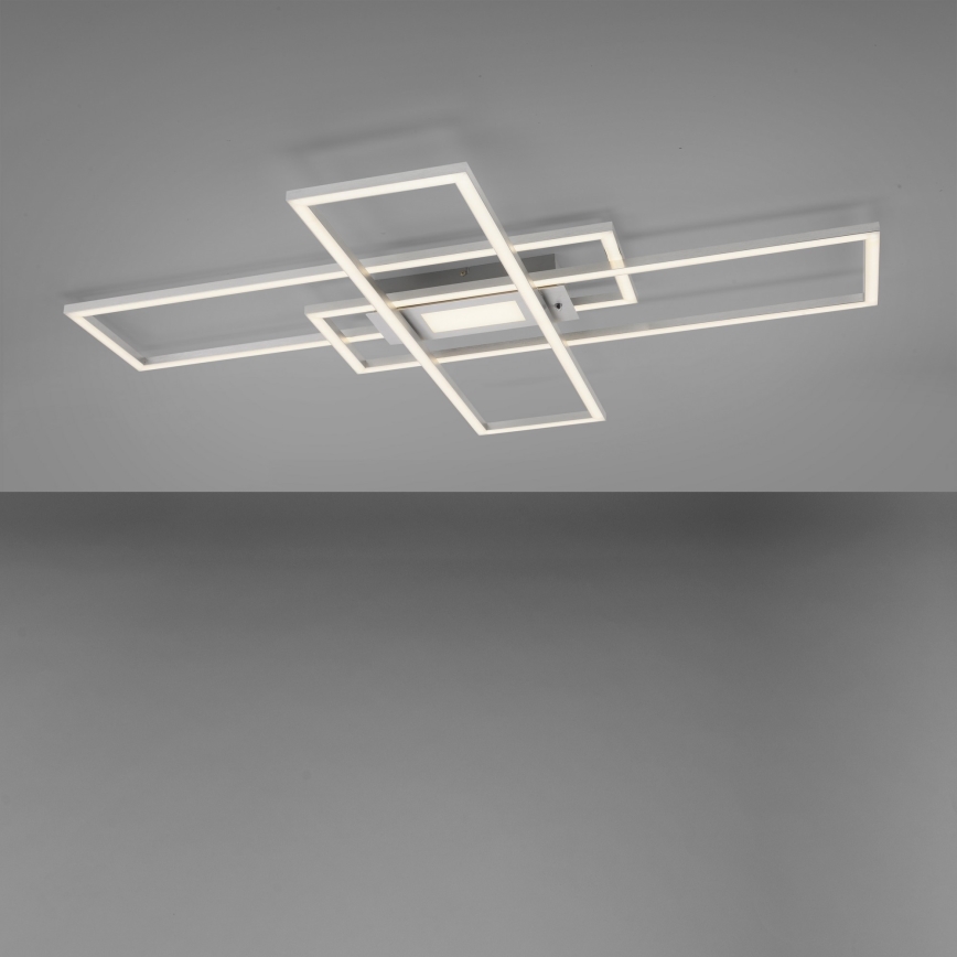 Leuchten Direkt 14693-55 - LED Himmennettävä kattovalo ASMIN LED/48W/230V + kaukosäädin