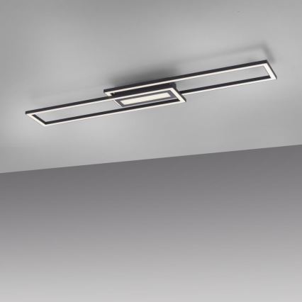 Leuchten Direkt 14696-18 - LED Himmennettävä pinta-asennettava kattokruunu ASMIN LED/45W/230V musta