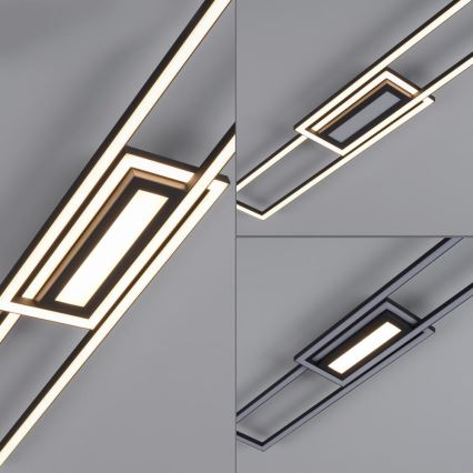 Leuchten Direkt 14696-18 - LED Himmennettävä pinta-asennettava kattokruunu ASMIN LED/45W/230V musta