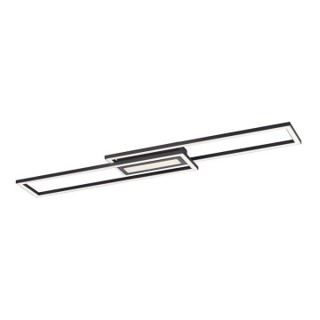 Leuchten Direkt 14696-18 - LED Himmennettävä pinta-asennettava kattokruunu ASMIN LED/45W/230V musta