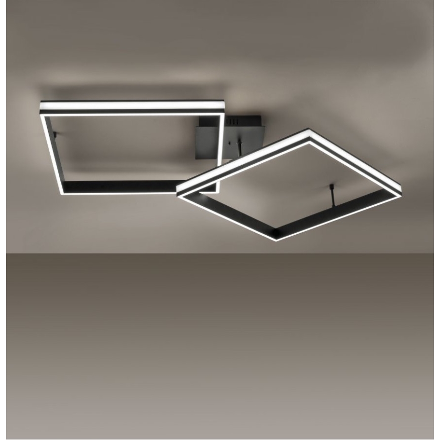 Leuchten Direkt 14700-18 - LED Himmennettävä pinta-asetettava kattokruunu ELIS 2xLED/19W/230V + kauko-ohjain