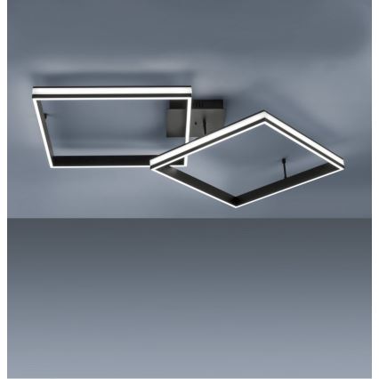 Leuchten Direkt 14700-18 - LED Himmennettävä pinta-asetettava kattokruunu ELIS 2xLED/19W/230V + kauko-ohjain