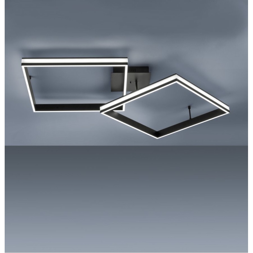 Leuchten Direkt 14700-18 - LED Himmennettävä pinta-asetettava kattokruunu ELIS 2xLED/19W/230V + kauko-ohjain